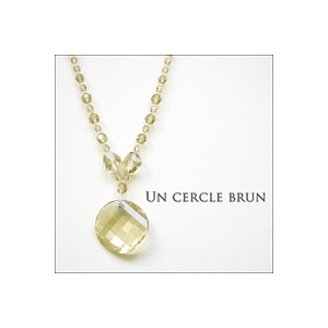 スワロフスキーネックレス【Un cercle brun】