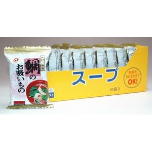 フリーズドライ【アマノフーズの味】ひろしま瀬戸の寿椀 鯛(たい)のお吸いもの 4g袋入り×10食入り×2箱