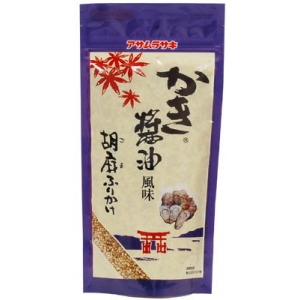 ひろしまで大人気のアサムラサキ かき醤油風味 胡麻ふりかけ 85g(ジップ袋入り)×6袋(化粧箱なし)