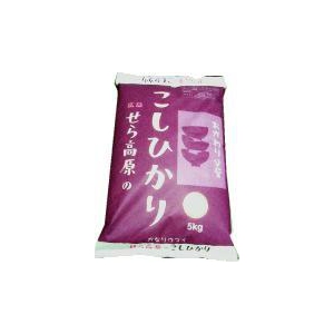 そう、2012年新米入荷!!広島県せら高原のこしひかり 5Kg袋入り×2袋(化粧箱なし)