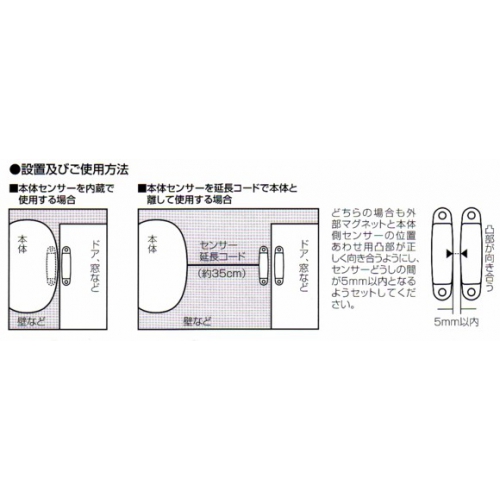 これは便利★ドアの開閉を光ってお知らせ!あくとピカ・新品 mba-kp 画像