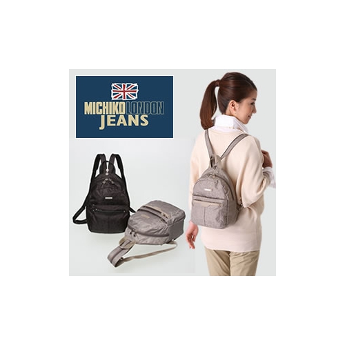 MICHIKO LONDON JEANS ジャガード2WAYリュック