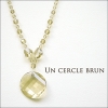 スワロフスキーネックレス【Un cercle brun】